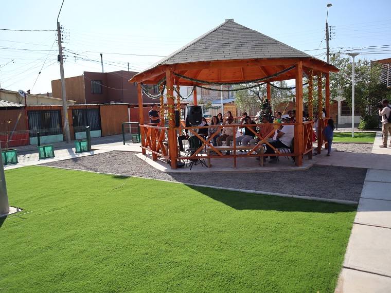 Residentes de la Villa Kamac Mayu de Calama cuentan con espacio recreativo familiar