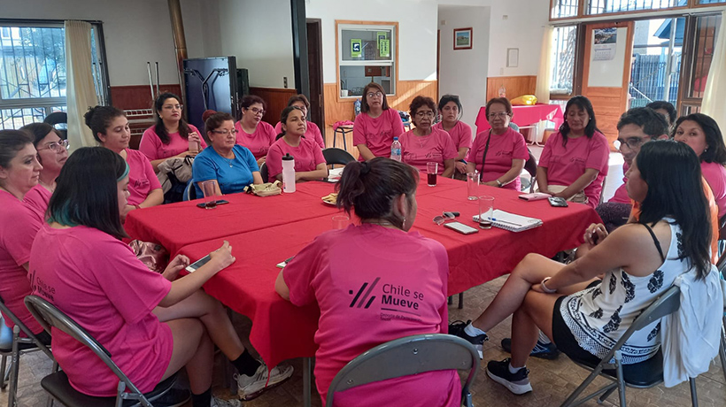 Osorno: vecinas del club de Gimnasia de Francke participaron en reunión para impulsar desarrollo de actividades deportivas