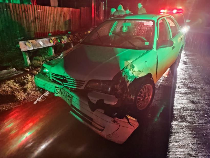 Carabinero de servicio fue atropellado en Frutillar Carabinero de servicio fue atropellado en Frutillar