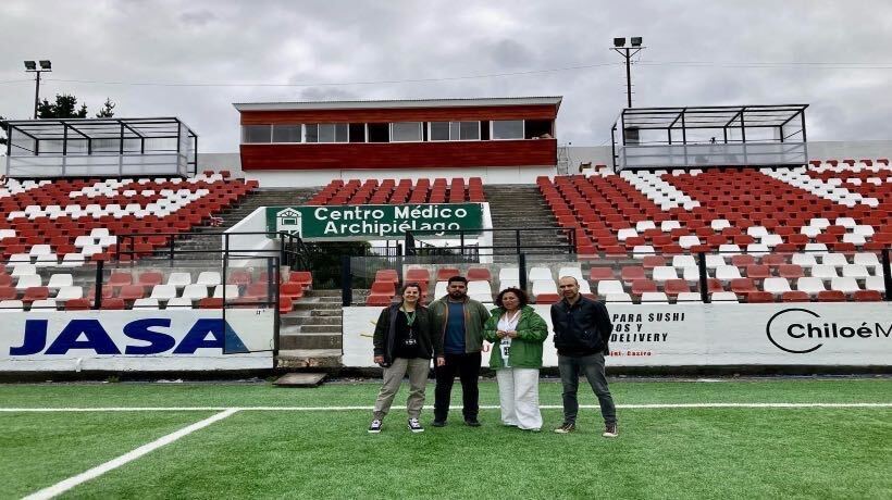 Estadio Municipal de Castro se remodela de cara al Nacional de Fútbol Sub-15