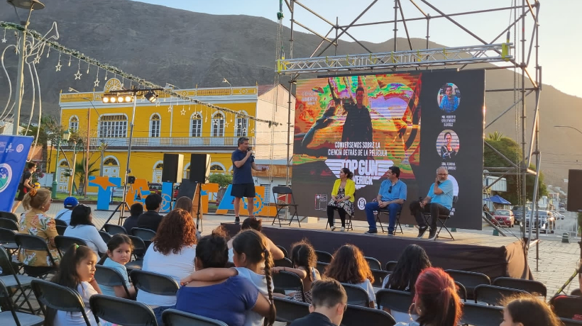 Cine gratis y al aire libre en playa Trocadero de Antofagasta