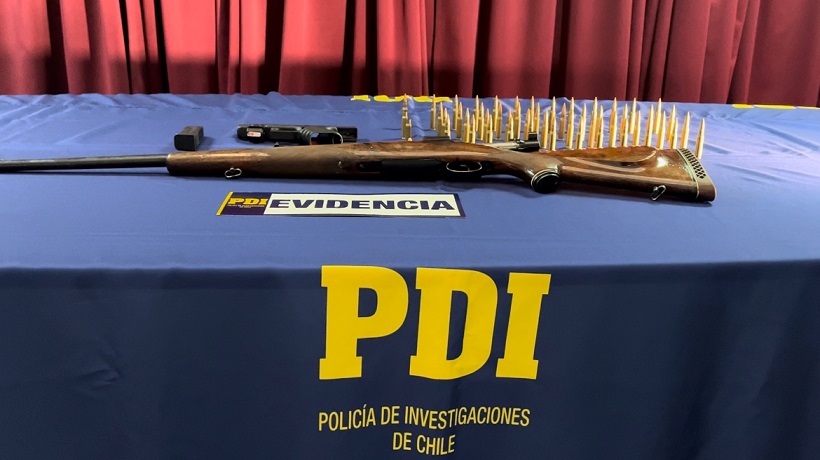 Con armas y municiones en plena calle detienen a sujeto en Paipote