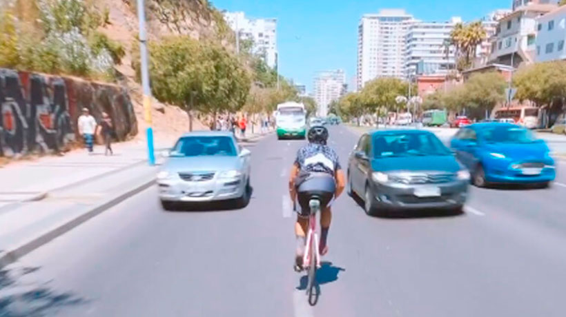 Alley Cat: la práctica que llevaban a cabo los virales ciclistas de Viña del Mar