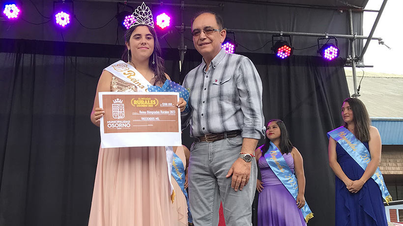 Osorno: eligen a joven de sector Baquedano como reina de las “Olimpiadas Rurales”