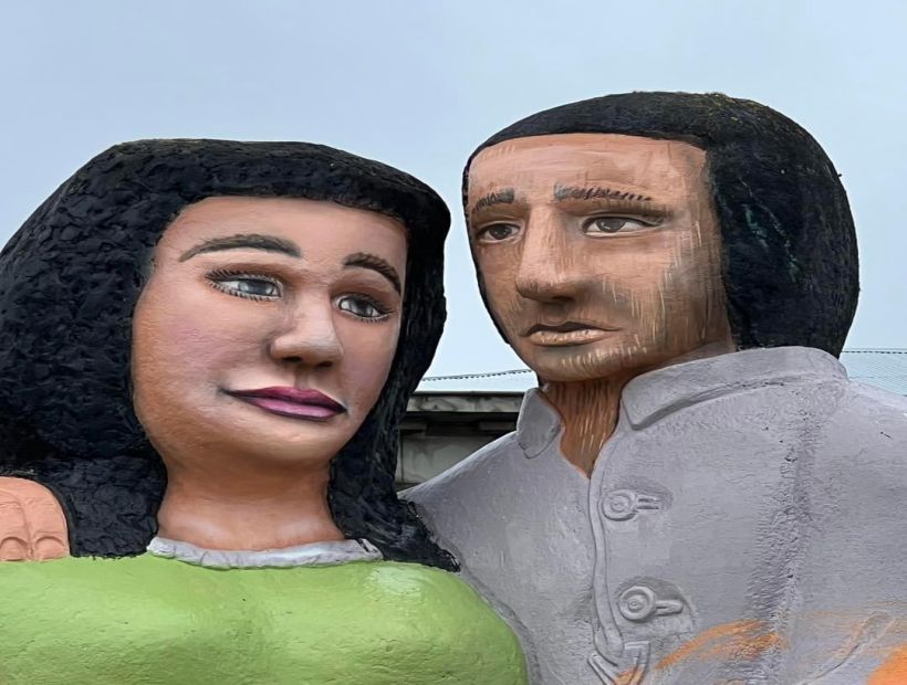 Restauración de "los enamorados" de Puerto Montt causa comentarios en redes sociales