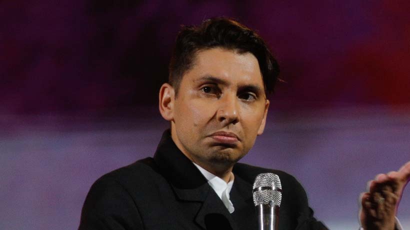 Fabrizio Copano repasó a Belén Mora en su presentación en Viña: se refirió al chiste de la ensalada