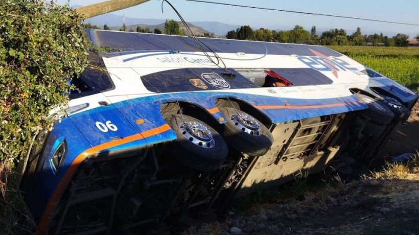 Empresa EME BUS tras accidente en la Ruta 5 Sur: “Podemos aclarar que no hay faltas a la normativa de velocidad”