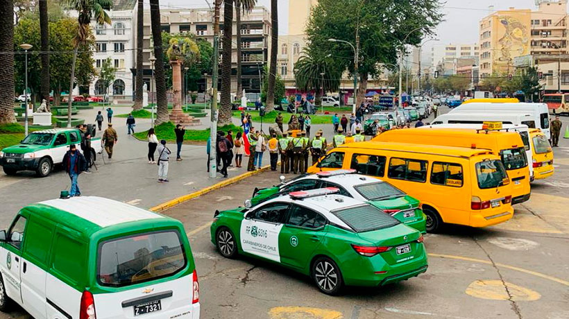 Carabineros fiscalizó furgones escolares en el inicio del año académico en Valparaíso