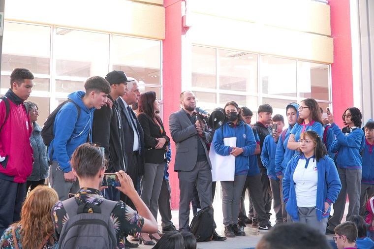 Primera movilización escolar se registró en el Liceo Bicentenario Diego Portales de Calama