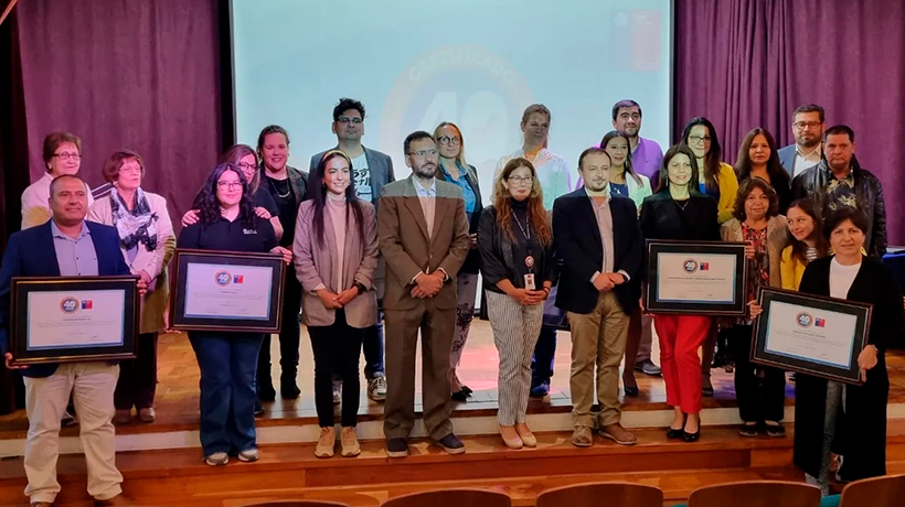 Seis empresas de la región de Valparaíso fueron certificadas con el "Sello 40 horas"