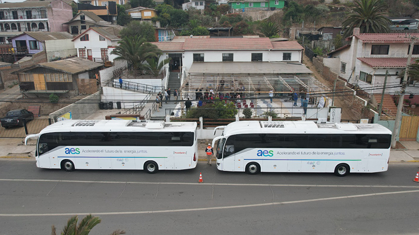 Lanzan oficialmente recorridos de los nuevos buses eléctricos en Puchuncaví