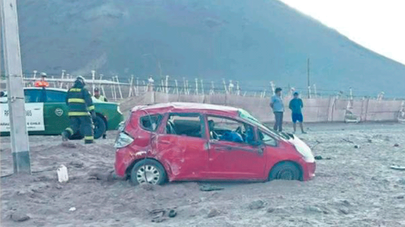 Accidente fatal en Arica Un fallecido y 4 lesionados dejó volcamiento