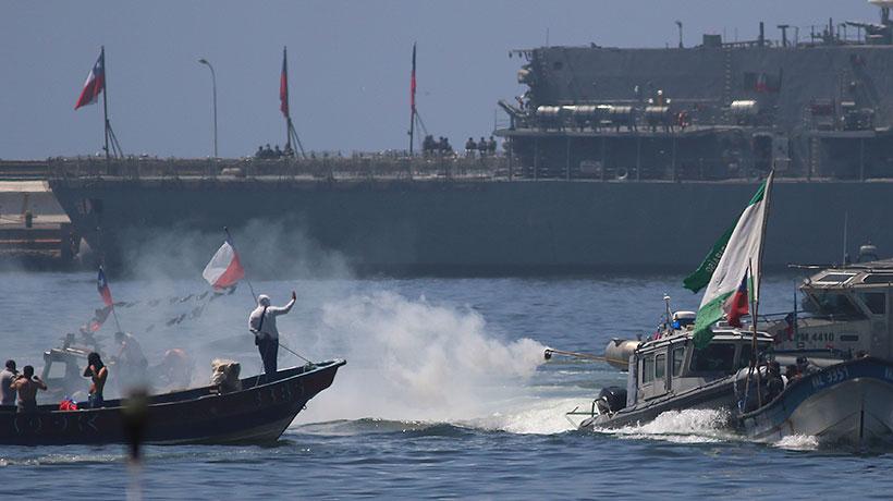 Pescador formalizado por desórdenes en la bahía de Valparaíso afirmó que no estuvo en el día de la manifestación