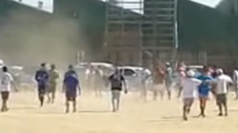 Partido del fútbol amateur en Hualpén terminó abruptamente por riña con arma blanca