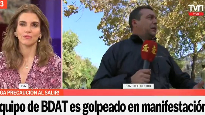 Dos periodistas fueron agredidos en medio de protestas por Día del Joven Combatiente