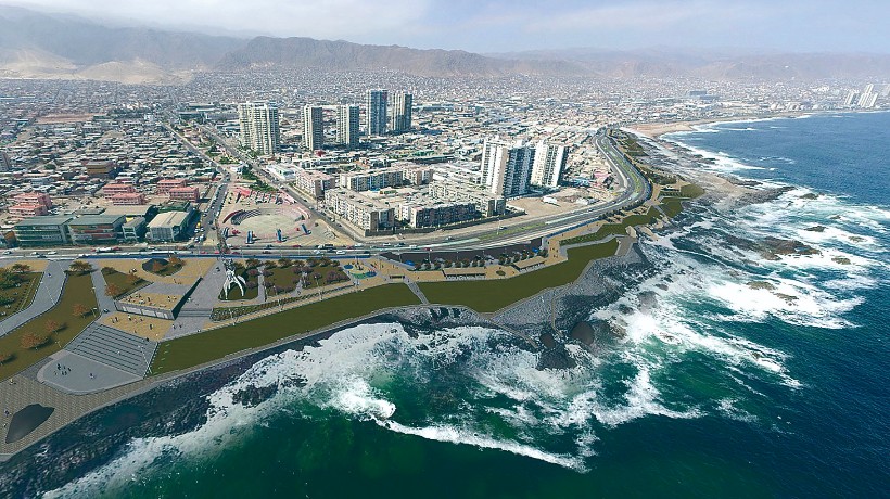Comienzan obras de mejoramiento del borde costero en el sector Pinares-Trocadero en Antofagasta