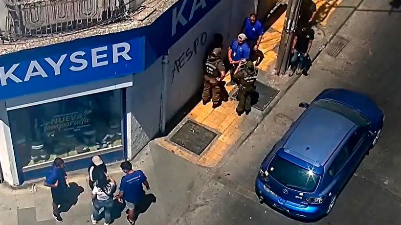 Arica: Trabajo en conjunto permitió detener a sujeto que minutos antes había cometido un robo en pleno centro