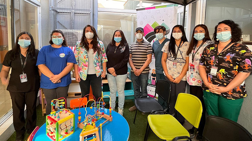 Cesfam de Calle Larga habilitó sala de espera para niños con trastorno del espectro autista
