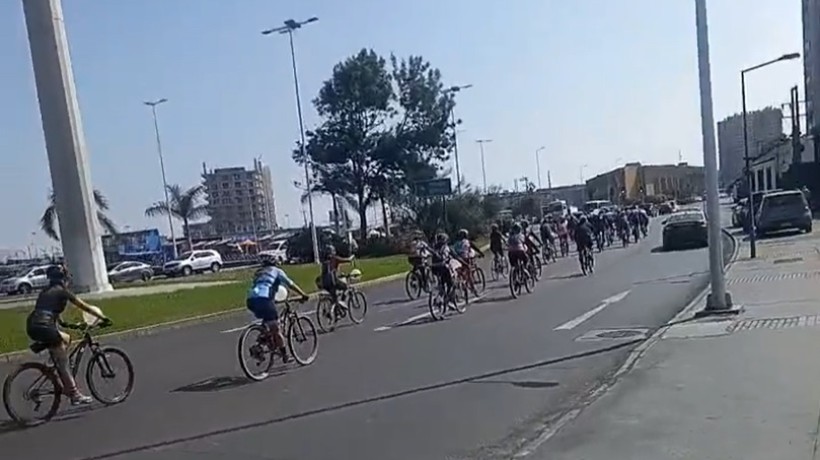 Deportistas despiden a ciclista que falleció tras ser atropellado por un taxista en Antofagasta