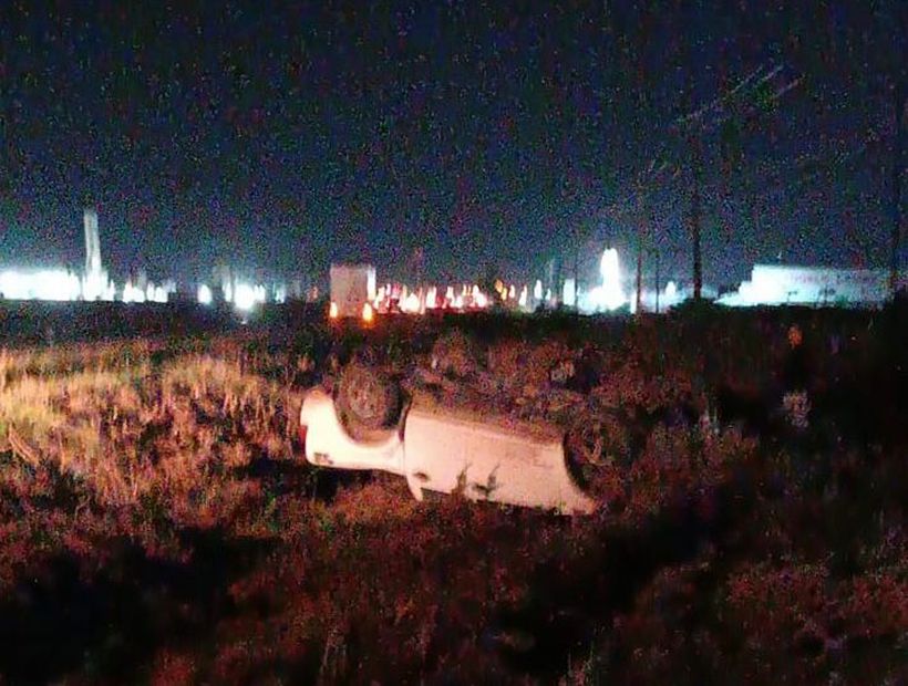 Una persona lesionada dejó el volcamiento de un auto en Ruta 5 Sur en ...