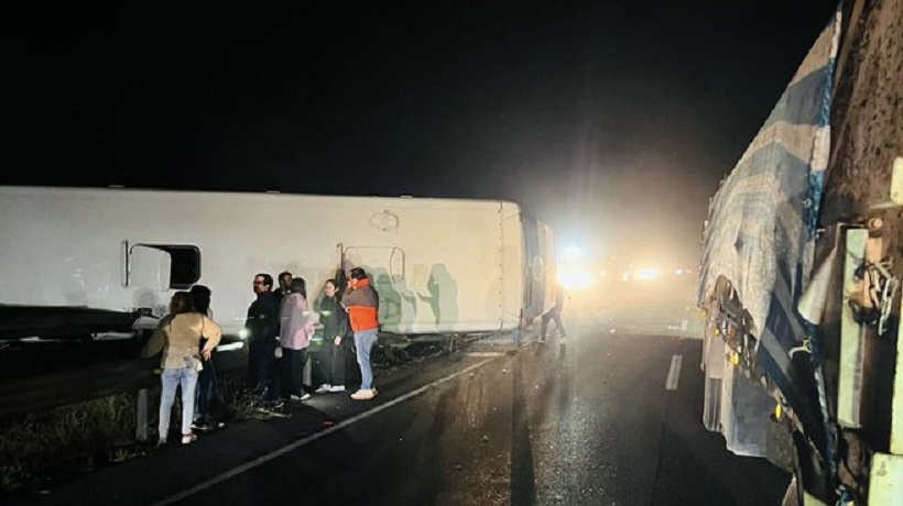 Ruta 5 Sur: un fallecido y pasajeros heridos dejó el volcamiento de un ...