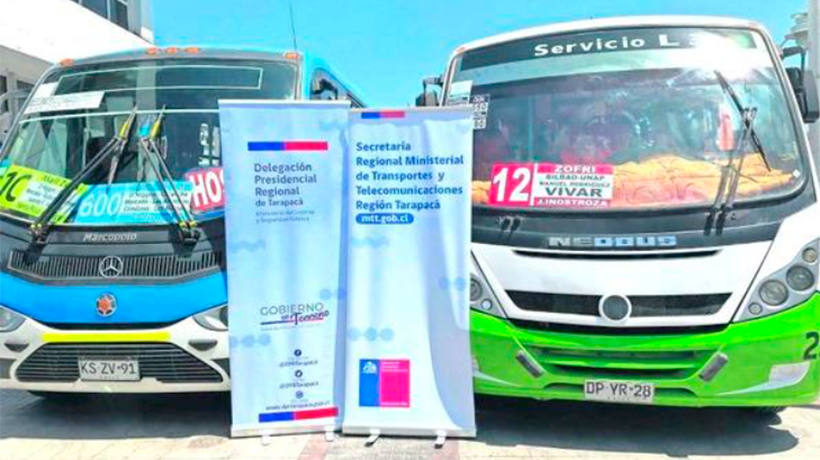 Preparan nuevos recorridos de micros en ruta Iquique – Alto Hospicio