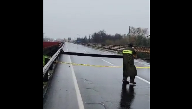 MOP busca restaurar conectividad en Ruta 5 Sur tras lluvias y desbordes de ríos: advierten de "obras significativas"