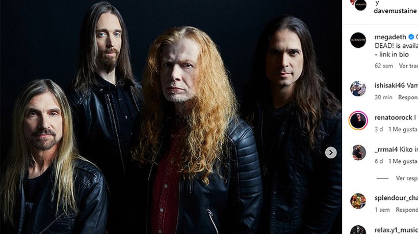 Megadeth confirma su regreso a Chile para abril de 2024