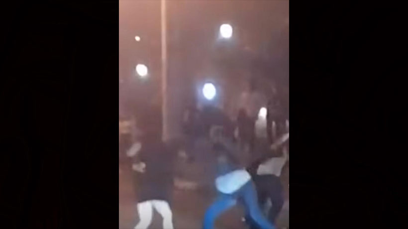 Video Con Golpes Y Botellazos Registran Violenta Pelea Durante