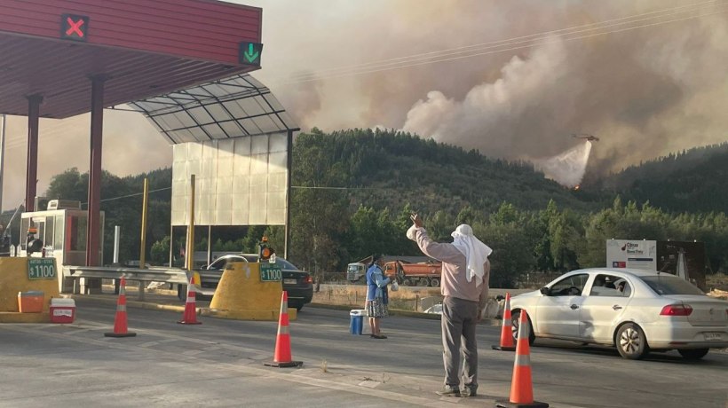 Declararon Alerta Roja Para La Comuna De Florida Por Incendio Forestal