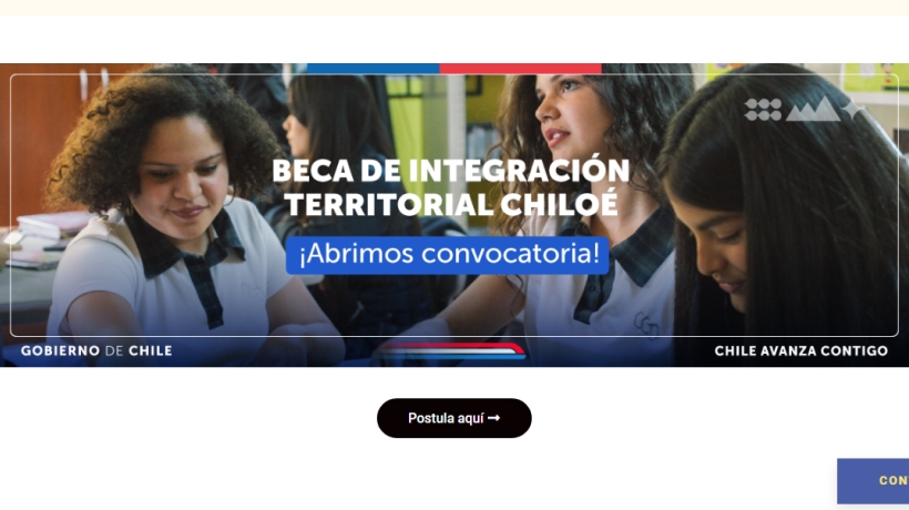 Comienzan en Chiloé las postulaciones a la Beca de Integración Territorial