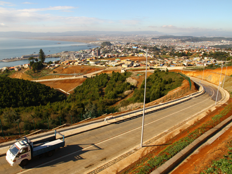 El tercer acceso a los cerros de Talcahuano entrará en uso en mayo