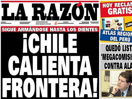 En Perú dicen que Chile calienta la frontera por posible compra de armas