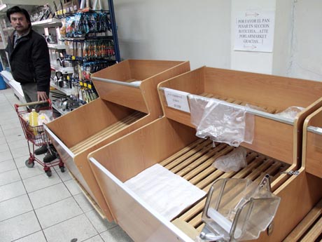 El panorama en el comercio local. (C. Duarte)
