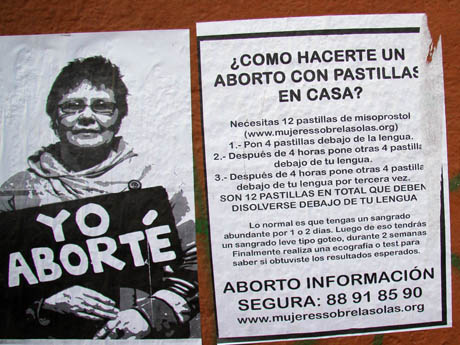 Letreros Que Ensenan A Abortar Generan Polemica Entre Penquistas Soychile Cl