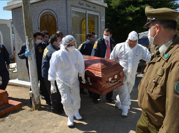 Exhumaron el cadáver de la persona que fue atropellada por Martín Larraín