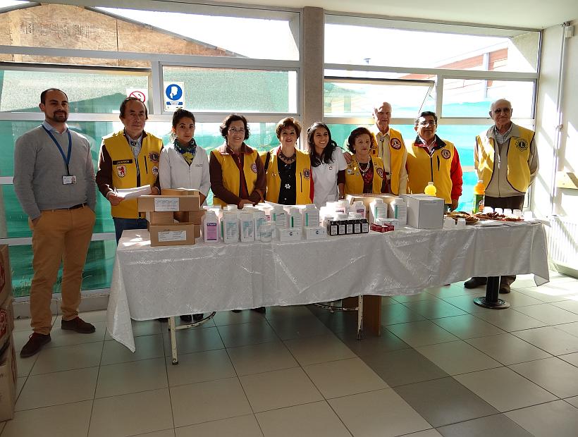 Centro de Salud Alerce recibió donación de medicamentos del Club de Leones  de Puerto Montt