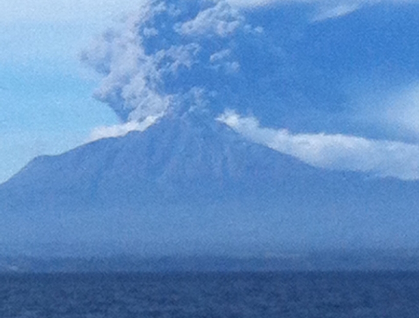 Otra imagen captada desde Puerto Varas (Cedida).