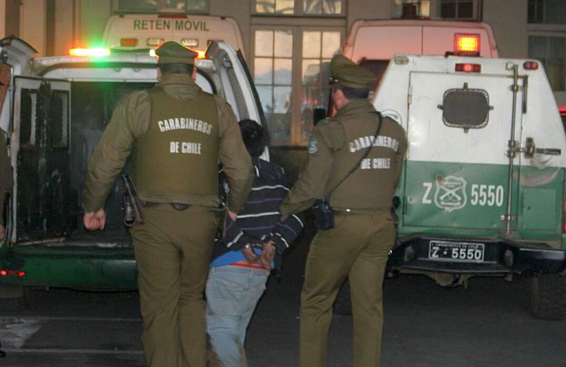Uno de los detenidos por el ataque incendiario. (El Austral)