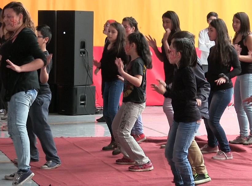 El liceo rural Las Quemas cuenta con un remodelado patio cubierto