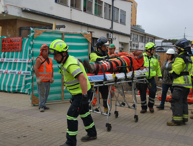 Accidente laboral afectó a un obrero y generó un operativo de rescate ...