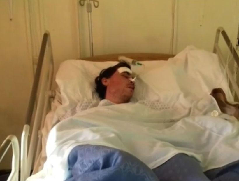 Héctor murió tras 21 días internado en el Hospital Barros Luco (Captura Chilevisión)