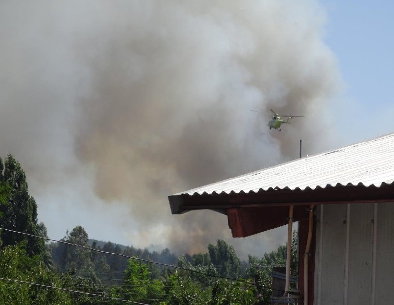 Declaran Alerta Amarilla Para Bulnes Y Quillón Por Incendio Forestal