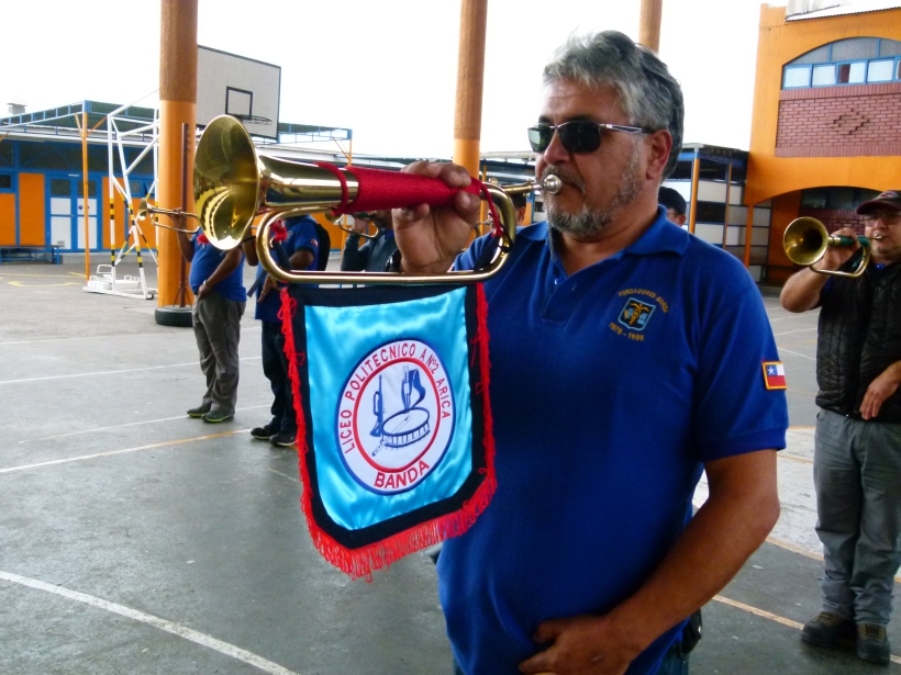 Así ensaya la banda de guerra más antigua de Arica ...