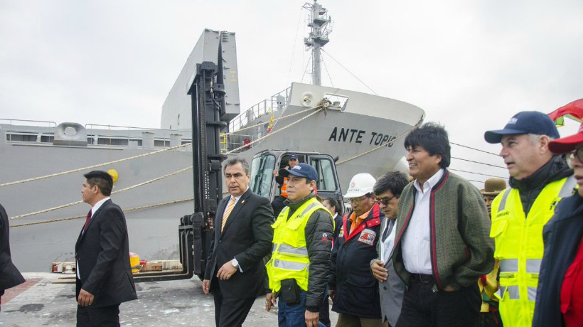 Bolivia ejecutará alternativas a puertos chilenos con proyectos en las costas de Perú