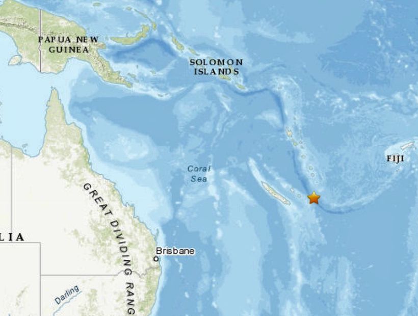 SHOA descartó posibilidad de tsunami en costas chilenas por fuertes sismos en Nueva Caledonia
