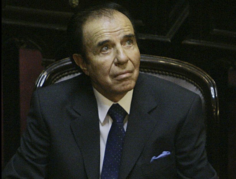Justicia argentina autorizó a Carlos Menem a viajar a Chile para ver a Máximo