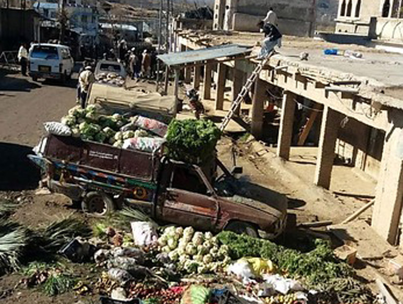 Atentado en mercado de Pakistán dejó al menos 35 muertos