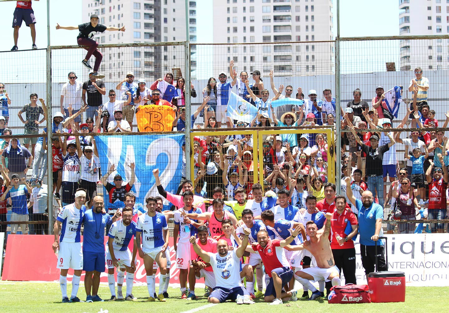 Hinchas de Deportes Antofagasta se burlaron de Cobreloa por su intento