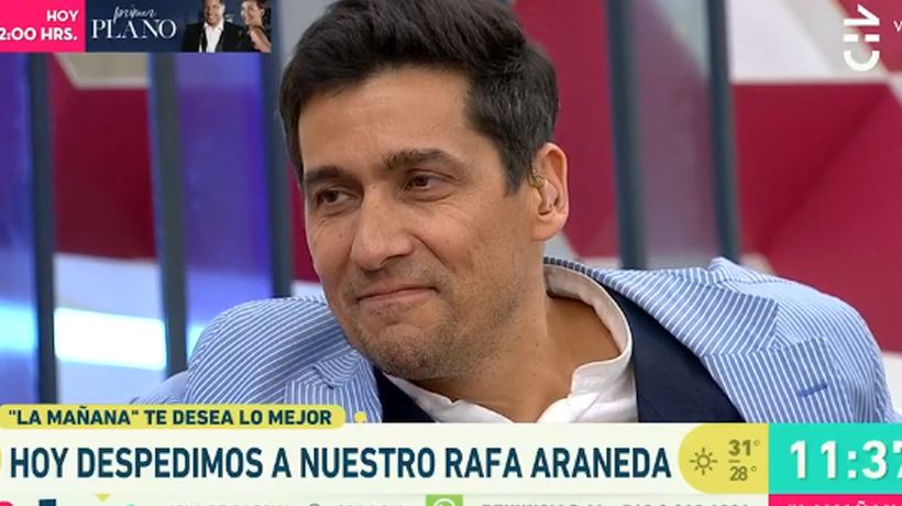 Un emocionado Rafa Araneda se despidió de Chilevisión